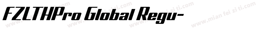 FZLTHPro Global Regu字体转换